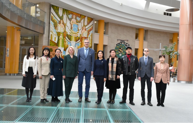 Visit of the delegation of Peking University
