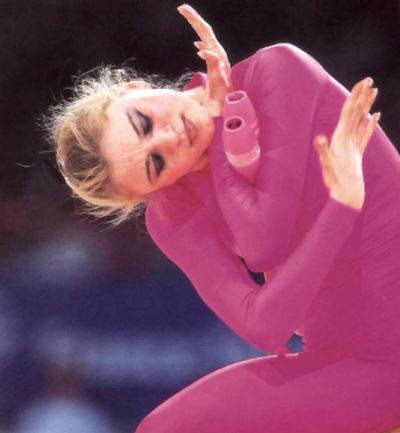 Larisa Lukyanenko, five-time world champion. Source: https://gimnastika.pro