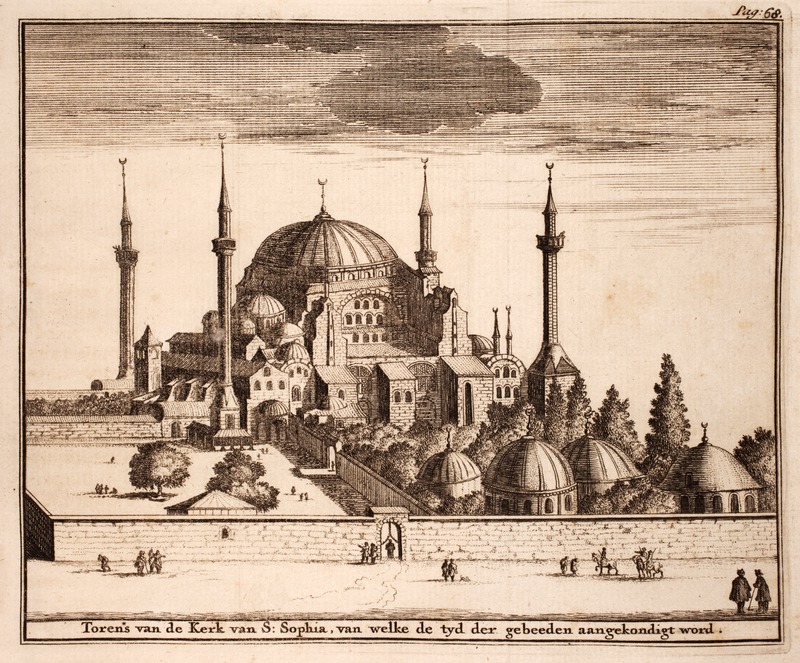 The Hagia Sophia by A. Reland. 1719