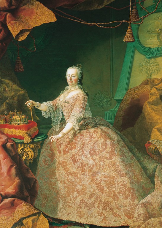 М. Майтэнс (малодшы). Марыя Тэрэзія Вальбурга Амалія Крысціна (1717–1780), імператрыца Свяшчэннай Рымскай імперыі