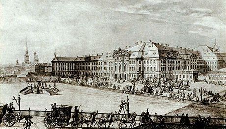 Winter Palace in St. Petersburg: the residence of the Empress Anna Ioannovna