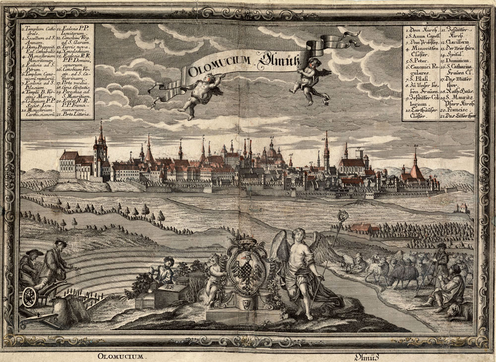 Олмиц. Гравюра. 1724 г.