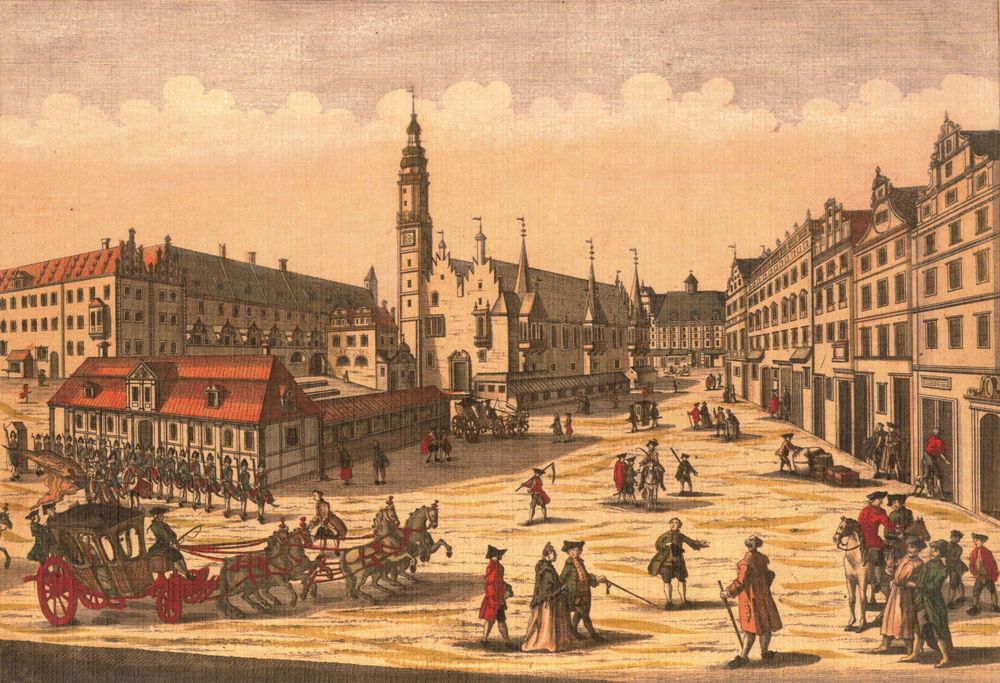 Wroclaw by G. Probst. 1760