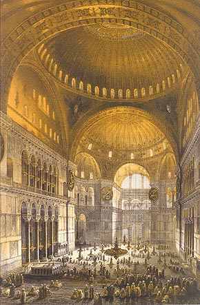 The Hagia Sophia by Fossati brothers. 1852