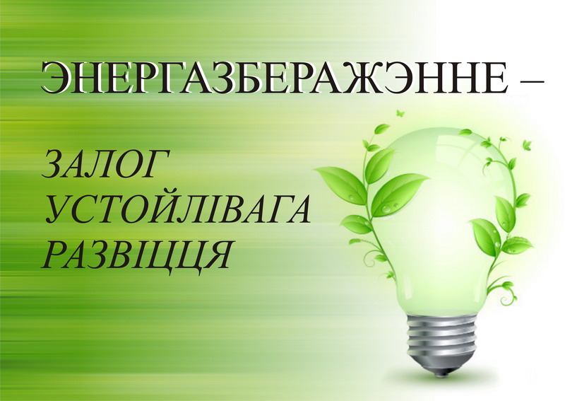 Energy-saving as guarantee of a sustainable development