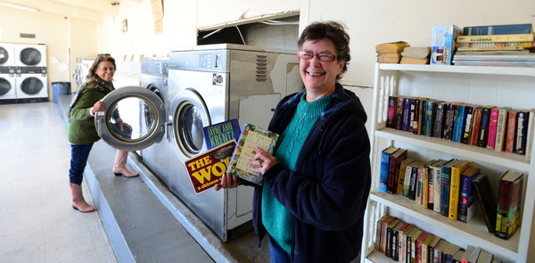 Bethel Island's tiny laundromat library is antidote to boredom