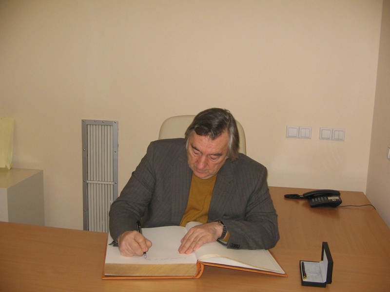 Национальную библиотеку Беларуси посетил Александр Проханов