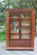 Общественный книжный шкаф во Владивостоке: бьют, но очень любят