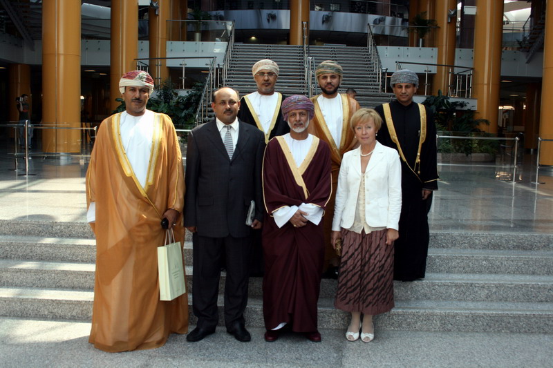 Министр иностранных дел Султаната Оман Юсеф бен Алауи бен Абдаллы посетил Национальную библиотеку Беларуси