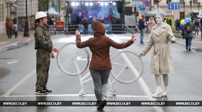 Дождь не помеха – Минск отметил День без автомобиля
