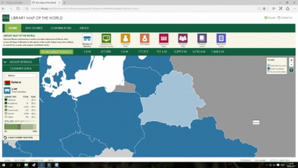 Республика Беларусь – лидер на библиотечной карте мира