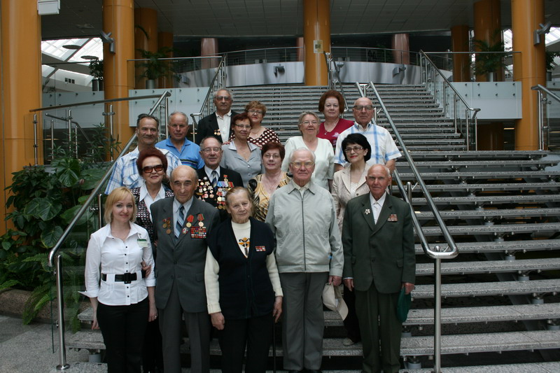 Национальную библиотеку Беларуси посетили ветераны