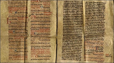 В Шотландии обнаружен нотный манускрипт XII века