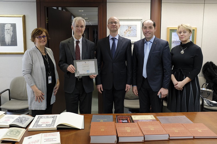 Donation of Facsimile Edition The Book Heritage of Francysk Skaryna to the Library of Congress