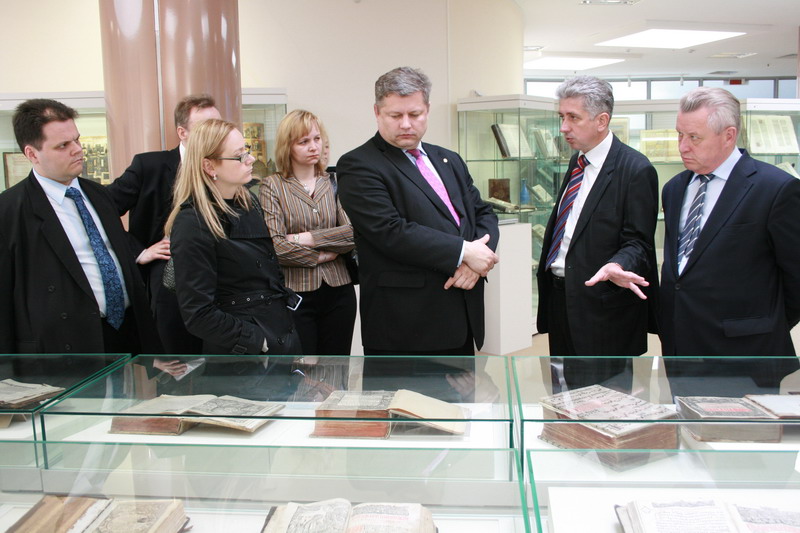 Delegations of Ministries of Foreign Affairs of Belarus and Lithuania visited the Library