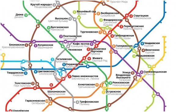 Огромная литературная карта появится в Москве