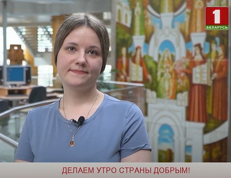 О профессии реставратора – в эфире телеканала «Беларусь 1»