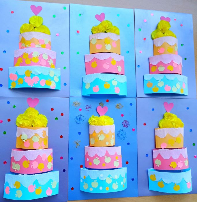 Creative lesson "Multi-layered cake"