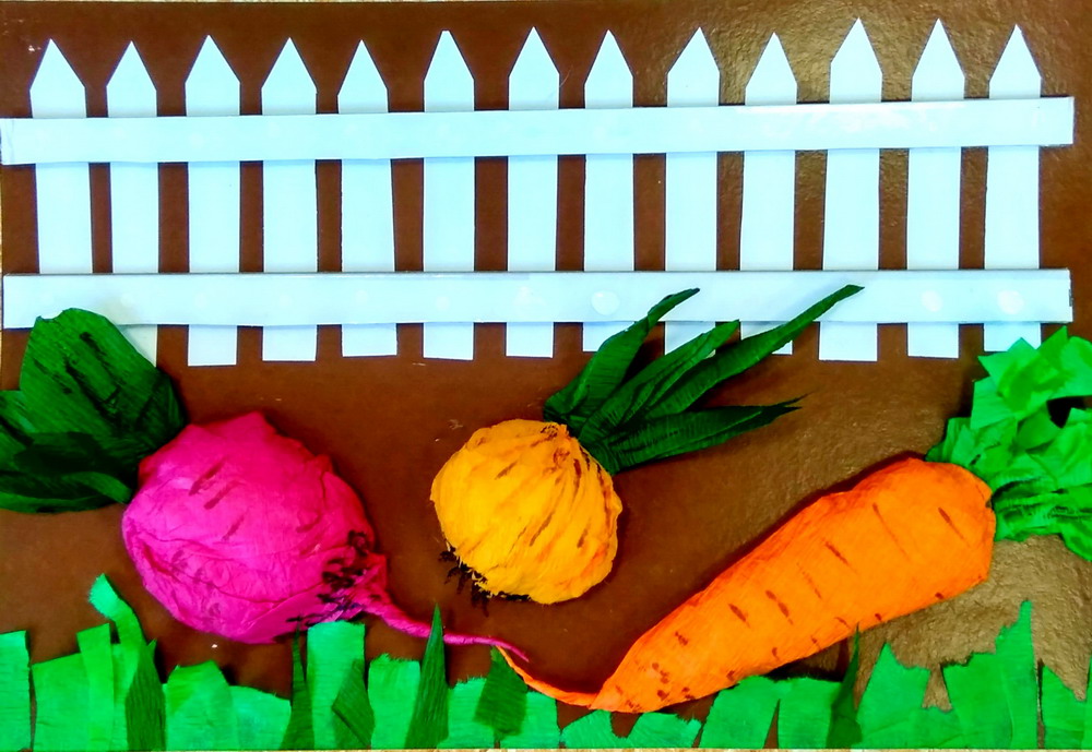 "Vegetables in the Garden" Art Lesson
