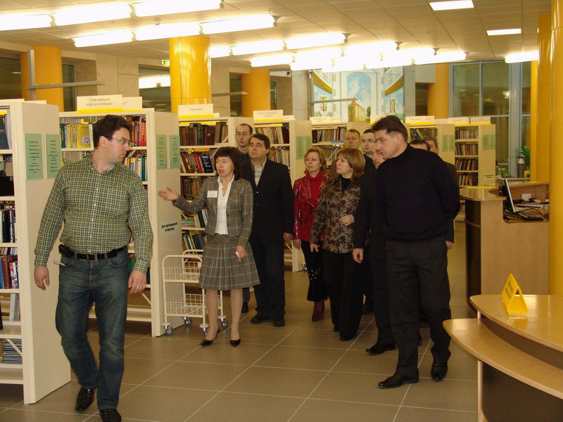 Национальную библиотеку Беларуси посетила делегация Вологодской области