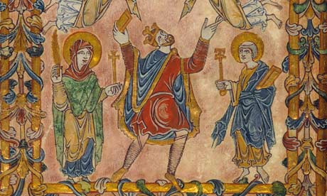 Выставка средневековых королевских рукописей в Англии