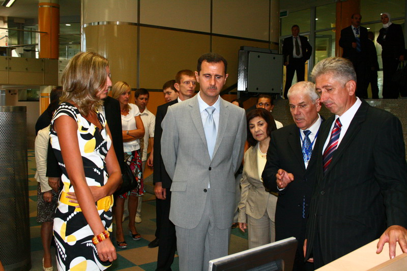 President of Syria visits the National Library of Belarus