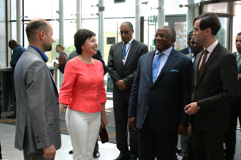 Visit of the Minister of Angola
