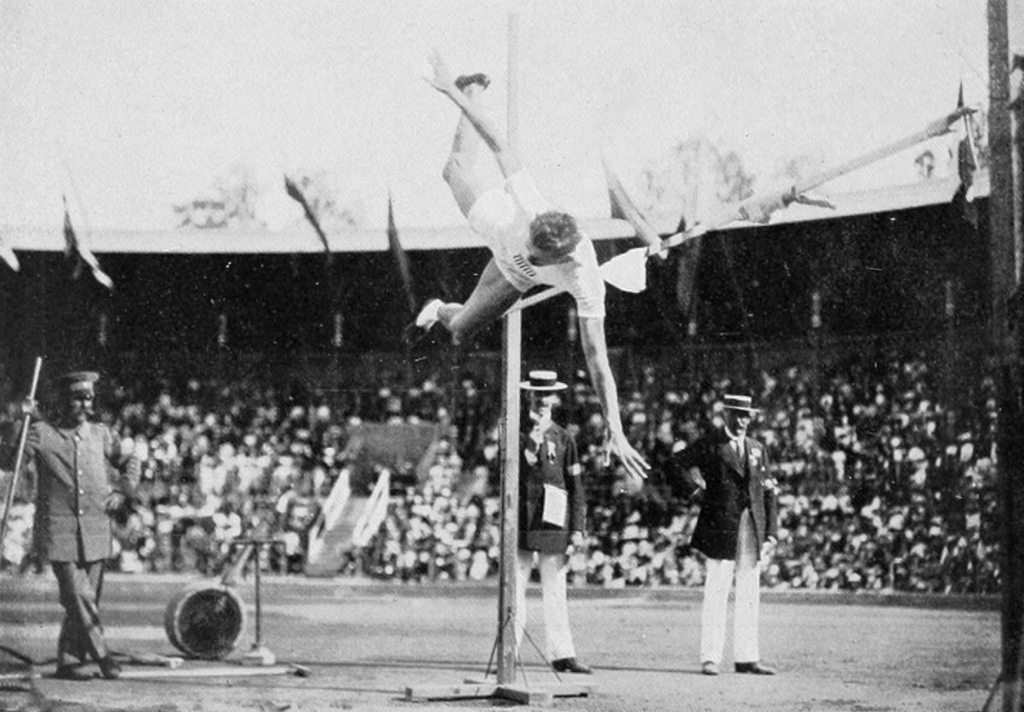George Horine, western roll technique inventor, first in the world to overcome the two-meter height.  Source:  https://ecoprog.ru