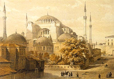 The Hagia Sophia by Fossati brothers. 1852