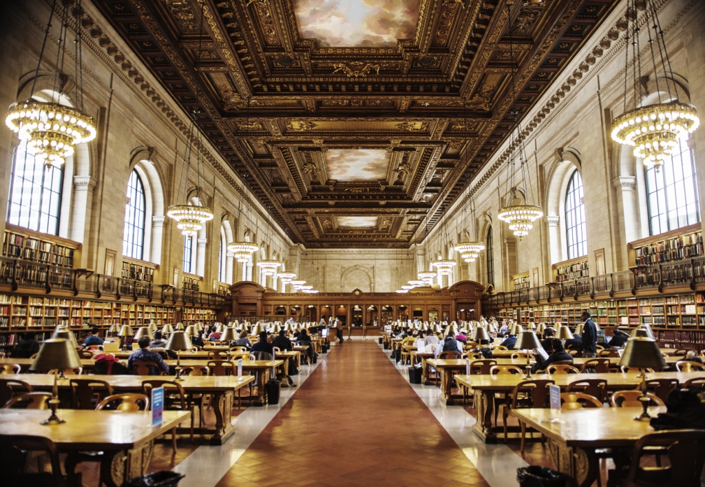 Нью-Йоркская публичная библиотека в США