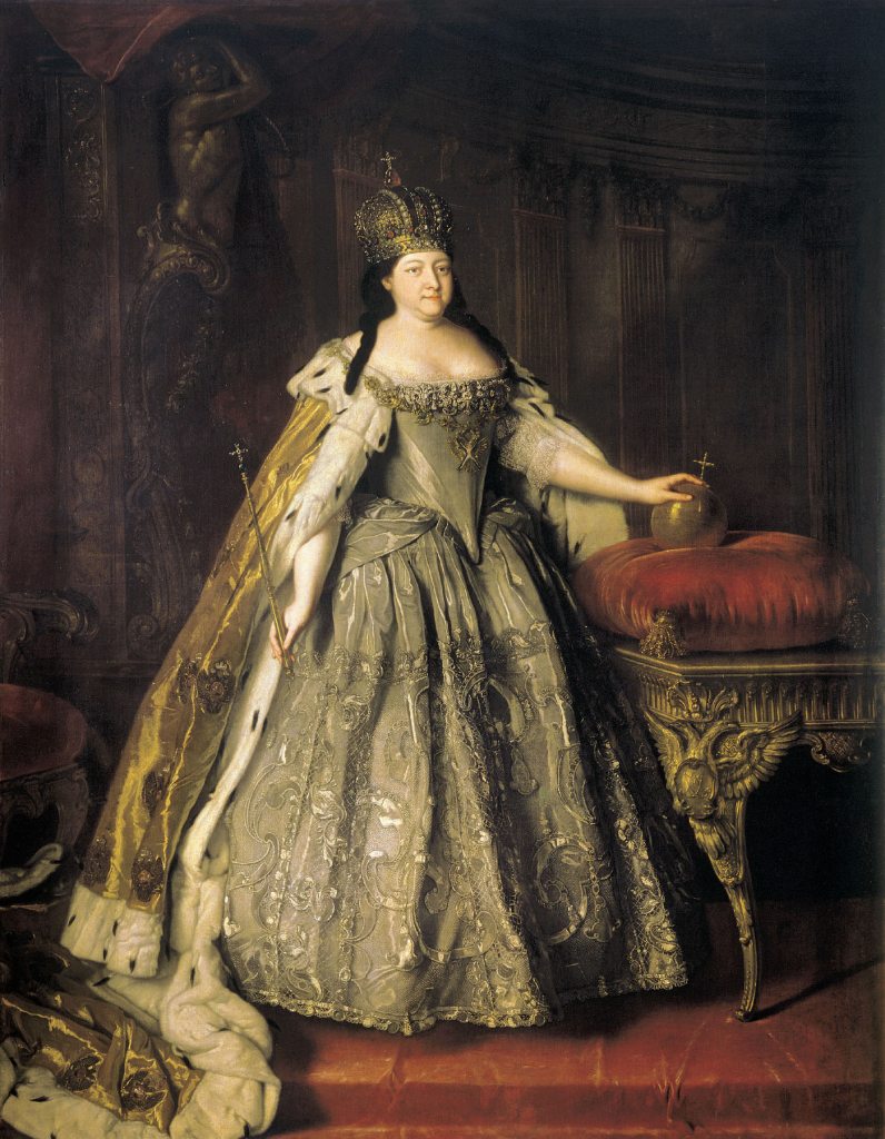 Portrait of Empress Anna Ioannovna (1693–1750) by Louis Caravaque