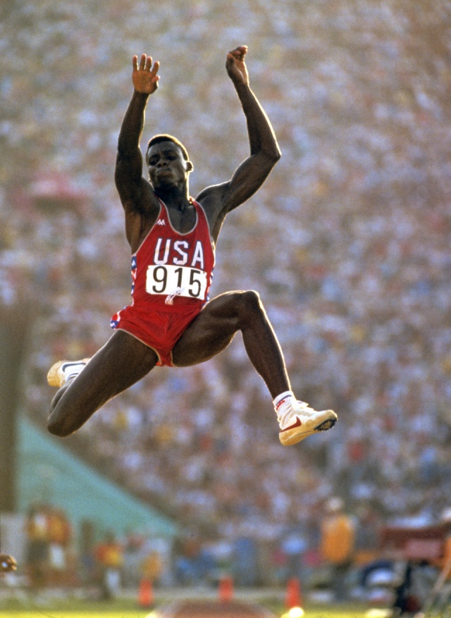 Carl Lewis at 1984 Olympics.  Source: https://evivid.ru