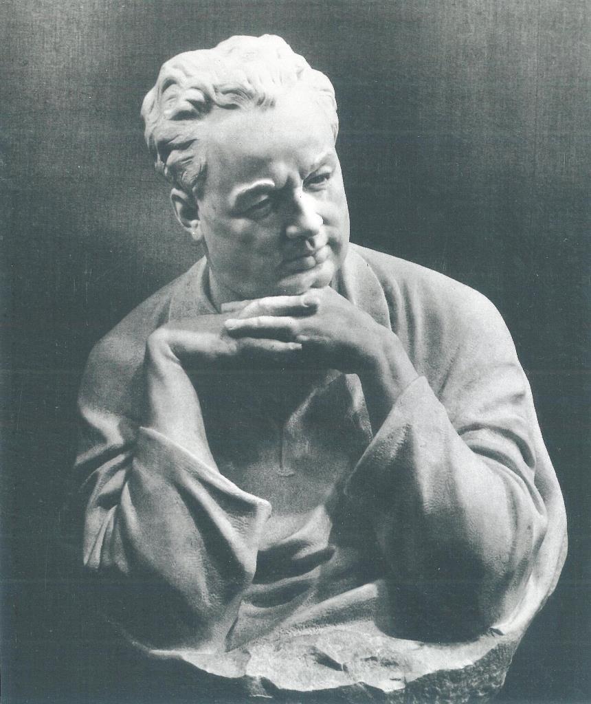 З. Азгур. Портрет писателя Кузьмы Чорного. 1956 г.