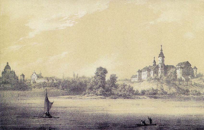 The Radziwill Palace in Nesvizh by Napoleon Orda