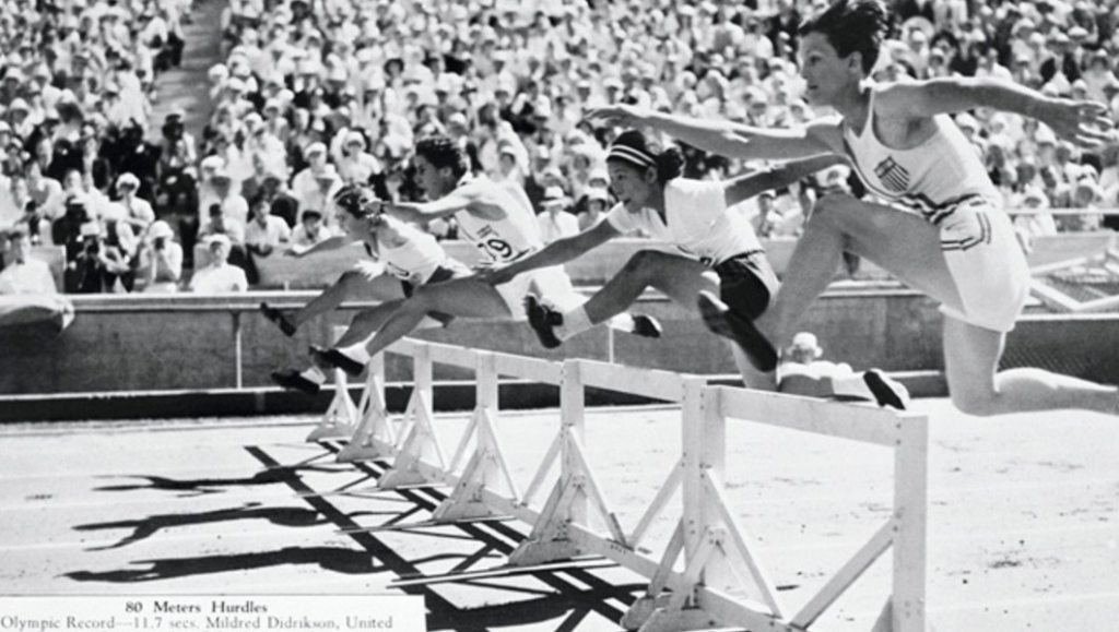 Women’s race at the 1932 Olympics.  Source: http://www.olympichistory.info/