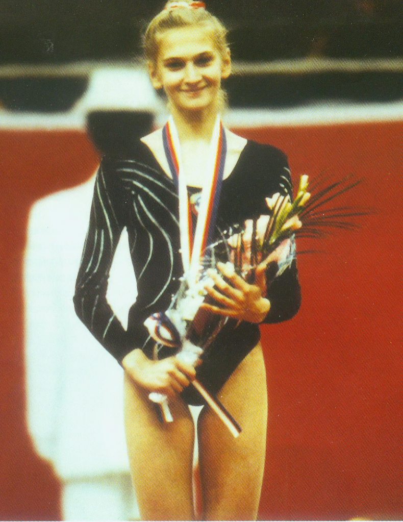 Олимпийская чемпионка Марина Лобач (1988). Источник: журнал «Алло, МТС»