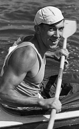 Gregor Hradetzky, the first Olympic champion in kayaking  (1936) http://www.aeiou.at